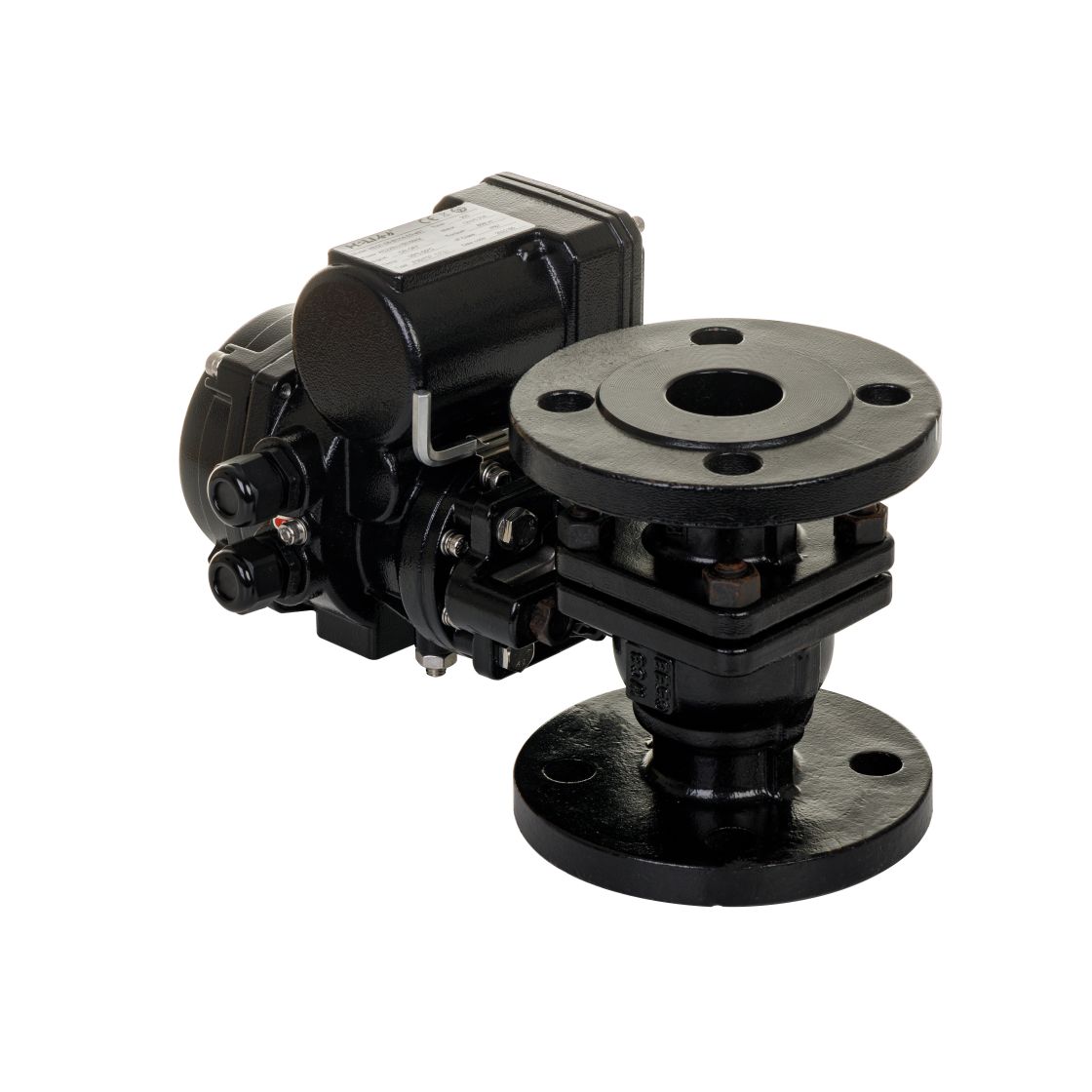 วาล์วบอลแบบหน้าแปลนไฟฟ้าสำหรับแบตเตอรี่ลิเธียม